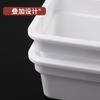 Cesta de almacenamiento para refrigerador importada NAKAYA, cesta para refrigerios de escritorio, cesta de almacenamiento de plástico apilable para gabinete de baño