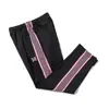 Calça borboleta de agulha, corte solto estilo japonês, calça reta bordada com borboleta, calça esportiva, calça pantalona fluida, calça longa moderna