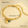 Novo Produto Transfronteiriço Outono e Inverno Luxo Leve High-End Pulseira de Aço Titânio Gota de Água Zircônia Pingente de Pérola Redondo Marca Pulseira Feminina Joias