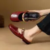 Zapatos Retro Franceses Para Usar Afuera Punta Cerrada Medias Zapatillas Mujer 2026 Otoño Nuevo Estilo Suela Suave Punta Redonda Slip-on Zapatillas de Suela Gruesa