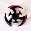 Spinner de punta de dedo colorido metálico, Aleación de zinc de tecnología negra, Giratorio entre los dedos para aliviar el estrés, Juguete para estudiantes y niños