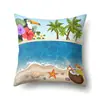 Funda de Almohada de Oficina Almohada para Cintura de Playa Funda de Almohada Creativa para Sofá del Hogar