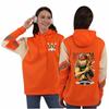 Camiseta de una pieza Luffy Sauron marca de moda suelta nombre de la articulación anime moda periférica ropa de mujer con capucha de color a juego de verano