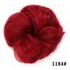 Venta al por mayor del fabricante Anillo para el cabello de fibra química con cabeza de bola Flor para cabeza de peluca Cuerda de goma Elástico Anillo para el cabello liso Anillo para el cabello de bola