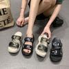 Novas Sandálias de Verão 2025 para Mulheres, Chinelos Slip-On Abertos na Ponta, Sandálias Modernas Ultraleves com Solado Macio, Chinelos Personalizados para Mulheres