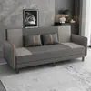 Sofá cama de tela para apartamentos pequeños, modelo moderno para salas de estar, propiedades de alquiler, apartamentos y tiendas de ropa, plegable simple de doble uso para una o dos personas