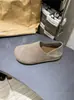 Soporte de Arco Cobertura Completa Espalda Semi Abierta Zapatos Birkenstock para Hombre y Mujer Suela Gruesa de Otoño Slip-on Cubierta de Talón Bidireccional para Personas Perezosas Zapatos Mules