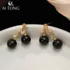 Joyería Ai Tong: Pendientes de Textura Exquisita y Suave, Pendientes Versátiles Brillantes y Claros, Pendientes Vibrantes Hermosos Retro y Elegantes