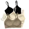 Top de tirantes de seda helada para mujer con copas incorporadas, tirantes antideslizantes, adecuado tanto para llevar solo como debajo de otra prenda, top estiloso sin espalda para chicas a la moda