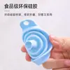 Embudo Plegable de Silicona de Grado Alimenticio, Embudo Pequeño Portátil, Embudo Grande para Vino, Embudo Multifuncional para Cocina, Embudo de Gran Calibre para Verter Aceite