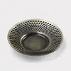 Ventas Directas de Fábrica Posavasos de Aleación de Cobre Soportes para Tazas Hoja de Loto Rana Accesorios para Ceremonia del Té Oro Plata Cobre Venta al por Mayor