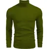 Suéter de Rayas Texturizadas para Hombre de Amazon, Tejido Cálido y Transpirable para Otoño e Invierno, Suéter de Cuello Alto Casual de Negocios