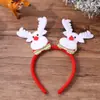 Decoraciones de Navidad juguetes de disfraz para adultos y niños diadema de Navidad diadema de asta de Halloween accesorios para el cabello