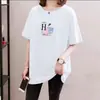 Nova Camiseta de Manga Curta para Mulheres 2026, Verão, Caimento Solto, Comprimento Médio, Tamanho Grande, Rejuvenescedora, Esconde a Barriga, Top Emagrecedor
