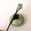 Mercadorias genuínas Pente de ébano pente de alto padrão diy estilo antigo acessórios de cabelo com balanço passo Pente de madeira novo estilo chinês adorno de cabeça feminino