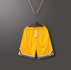 Shorts Esportivos Casuais Masculinos de Verão Estilo Americano Moderno, Soltos, Finos, de Malha para Praia, Seda Gelada
