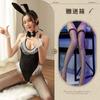 No es necesario quitarse el atuendo de terciopelo de conejita, Lindo uniforme sexy de encaje, Ropa interior sexy de talla grande, Traje hueco de tentación
