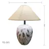 Ornamento de Vento Silencioso Estilo Japonês Sala de Estar Estudo Luminária de Cabeceira Pote de Porcelana Feito à Mão Vasos de Flores Luminária de Mesa de Cerâmica para Hotel Pousada