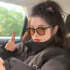 Gafas de Prescripción Cuadradas Estilo Coreano, Personalizables con Graduación, Adecuadas para Mujeres con Maquillaje Natural y Rostros Cuadrados/Redondos, Gafas Fotocromáticas Automáticas para Hombres