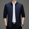 Chaqueta de Marca para Hombre de Gama Alta Casual Estilo Papá para Adultos de Mediana Edad y Mayores Primavera y Otoño Delgada Marco Nuevo Liderazgo Ejecutivo Chaqueta Ropa para Hombre