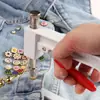 Máquina Portátil Manual de Fijación de Perlas de Alta Venta, Herramienta para Ensartar Perlas sin Perforar, Máquina Manual para Fijar Perlas, Accesorios para Joyería en Stock
