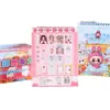 Livro de Colorir Divertido com Figura em Pé, Adesivos para Vestir Unhas, Conjunto de Livros com Personagens de Princesas para Colorir e Vestir, Livro de Adesivos Multifuncional