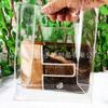Bolsa Cosmética de PVC de Mano de Doble Orificio, Bolsa Cosmética de PVC Transparente, Bolsa de Almacenamiento Cosmético tipo Cartera, Se Puede Imprimir con el LOGOTIPO del Cliente