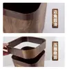 Papelera de Lujo Ligero Retro con Imitación de Madera para Hogar, Cocina, Baño, Sala de Estar, Dormitorio, Oficina, Grande, Creativa