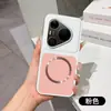 Adecuado para Huawei P90PRO, funda de teléfono magnética con patrón de cuero de lichi, funda protectora Nova16 con ventana grande simple MATE80