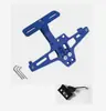 Soporte Retráctil de Aleación de Aluminio para Matrícula de Automóviles, Aeronaves y Motocicletas; Soporte de Marco para Placa de Matrícula Trasera con Calidad Fundida a Presión