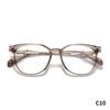 STUDIOMUKU gafas de madera geniales diseño original marco grande degradado transparente hecho a mano exquisito marco de gafas marco de gafas