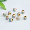 Ai Yu Cobre Chapado en Oro Esmalte Accesorios Pulsera Azul Quemado Piezas para Manualidades Fabricante Mayorista S4031907