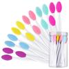 Cepillo Nasal Doble Cara Transfronterizo, Brocha de Maquillaje, Cepillo para Eliminación de Acné, Bastoncillo Limpiador de Labios y Rostro, Cepillo Limpiador de Puntos Negros para Alas Nasales