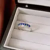 Anillo Abierto Oval Hueco de Circonita Estilo Francés, Lujo Ligero, Gama Alta, Exquisito Anillo para Dedo Índice, Joyería Simple y Versátil para Mujeres