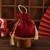 Novo saco de doces de casamento pequeno livro vermelho recomendar chinês portátil tassel saco de doces de presente saco de doces com saco de presente de mão