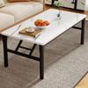 Mesa de Jantar Atacado para Casa de Aluguel, Mesa Retangular Baixa Simples, Mesa de Jantar Pequena, Mesa de Centro para Sala de Estar, Mesa Dobrável