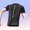 Ropa de Ciclismo Transfronteriza Secado Rápido Ropa de Entrenamiento de Ciclismo para Hombre Verano Exterior Montaña Manga Corta Deporte Seda de Hielo Top de Fitness