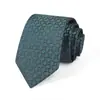 2025 Nueva Corbata de Poliéster Rayada Cachemir Casual de Negocios para Hombre Corbata de Lujo Hecha a Mano 8cm para Hombre