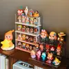 Suporte de exibição para caixas surpresa para figuras Pop Mart, adequado para caixas de exibição Starman, armário de exibição acrílico à prova de poeira
