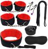 Terno de nylon Adulto Sex Fun Ribbon Sete Peças terno SM Alternative Bundling Bondage Toy para Mulheres