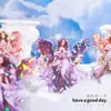 Hermoso Día Pegatinas para Mascotas Serie Ode del Ángel Luz de Concha Diario del Ángel Pegatinas Decorativas DIY 5 Hojas 6 Diseños
