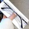 Óculos sem Aro de Titânio Puro com Corte Diamantado para Homens, Anti Luz Azul, Miopia, Hipermetropia, Presbiopia, Astigmatismo, Ultraleve, Para Negócios, Profissional