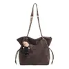 Bolso Tote Casual Retro de Textura de Alta Gama para Mujer Moda Nueva Invierno 2025 Bolso Cruzado Versátil con Cadena al Hombro