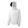 Roupa Masculina de Seda Gelada com Proteção Solar Transfronteiriça Roupa de Verão para Casal Anti-UV Respirável Jaqueta Fina Roupa de Proteção Solar para Ciclismo ao Ar Livre