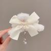 Amor Otoño e Invierno Colgante de borla Bola de pelo Pasador de pelo de bola de pelo Pinza de pelo de felpa Pinza para el pelo de la parte trasera de la cabeza Pinza superior Accesorios para el cabello Accesorios para la cabeza para mujer