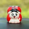 Enfeite de carro de desenho animado criativo, fofo e divertido, decoração de console central simulada para bebidas montada no carro, disponível para dropshipping