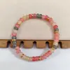 Pulseiras de Pedra Natural, Pulseiras de Contas Ábaco de Aventurina, Pulseiras de Pedra de Cristal, Transmissões Ao Vivo Transfronteiriças, Joias Amazon Xiaohongshu
