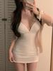 Traje de Banho Peça Única Sexy Cobertura Levemente Gordinha Desejo Puro Feminino Decote Profundo Cobertura de Quadril Roupa de Banho para Fonte Termal Roupa de Banho Feminina de Alta Qualidade