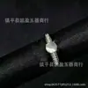 Juego de Colgante Sencillo con Incrustaciones de Calcedonia Blanco Hielo Bañado en Plata al por Mayor Juego de Cuatro Piezas: Pulsera de Ágata Verde, Anillo