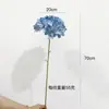 Hortênsia de simulação 3D de ramo único avançado decoração de flor falsa arranjo de flores atacado hortênsia diamante decoração de flor de casamento sala de estar